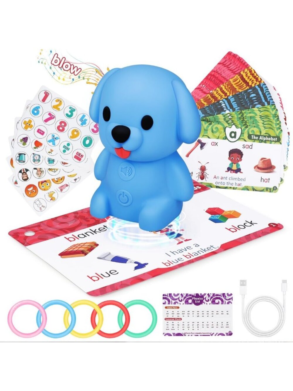 Interactive Phonics Flash Cards with Reader Dog | Educational Learning Toys